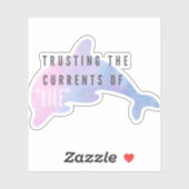 Dolphin  sticker (Vel)