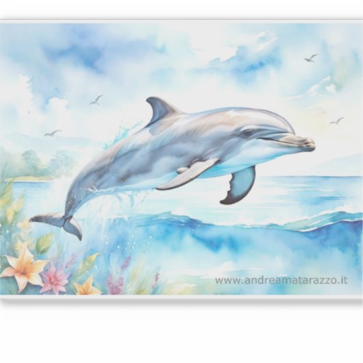 Dolphin Sticker (Voorkant)