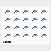 Dolphin Stickers (Vel)