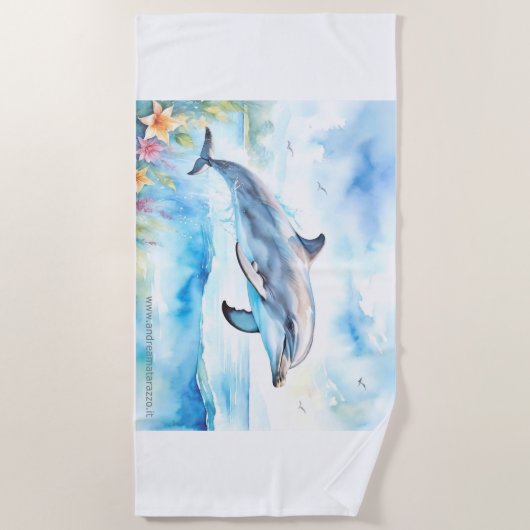 Dolphin Strandlaken (Voorkant)