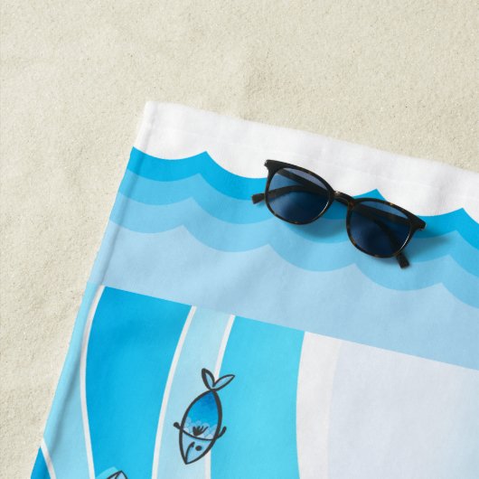 Dolphin Strandlaken (In situ)