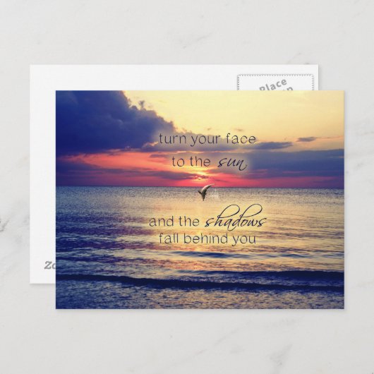 Dolphin Sunset Briefkaart (Voorkant / Achterkant)