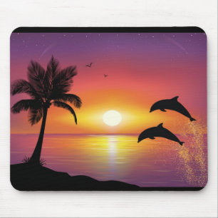 Dolphin sunset-muismat muismat