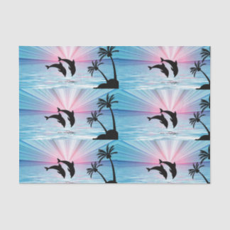 Dolphin Sunset Tissue Paper Tissuepapier
