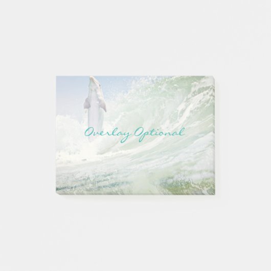 Dolphin Surfer Post-it® Notes (Voorkant)