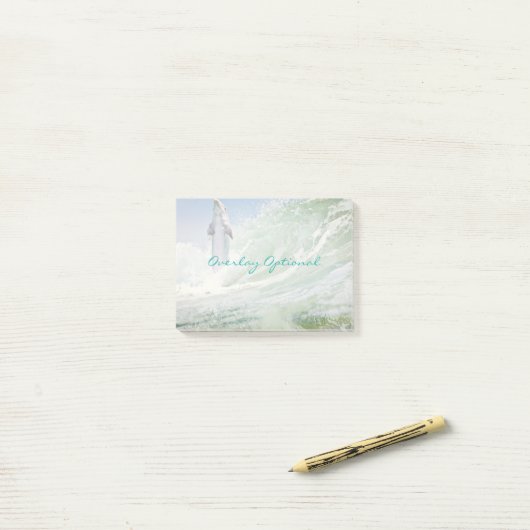 Dolphin Surfer Post-it® Notes (Op bureau)