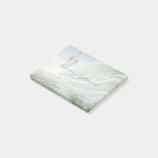 Dolphin Surfer Post-it® Notes (Schuin)