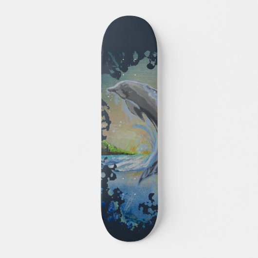 Dolphin Swim Persoonlijk Skateboard (Voorkant)