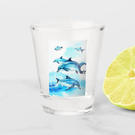 Dolphin Swim Shot Glas