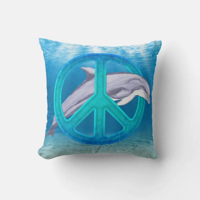 Dolphin-symbool Kussen (Voorkant)