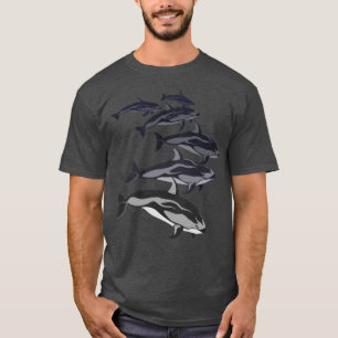 Dolphin T-Shirt Unisex Dolphin Art Shirten