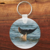 Dolphin Tail omhoog Sleutelhanger (Voorkant)