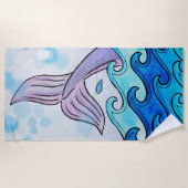 Dolphin Tail Strandlaken (Voorkant)