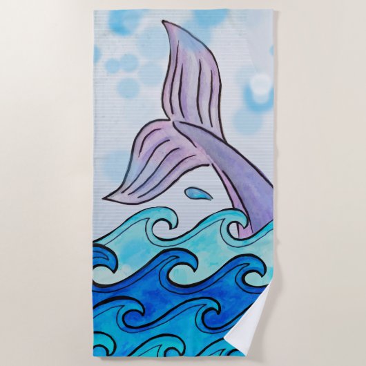 Dolphin Tail Strandlaken (Voorkant)