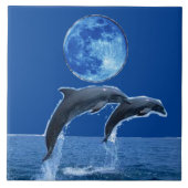 Dolphin Tiles Tegeltje (Voorkant)