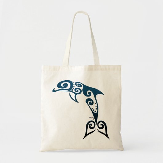 Dolphin Tote Bag (Voorkant)