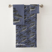 Dolphin Towel sets persoonlijke Dolphin Art Towell Bad Handdoek (Insitu)