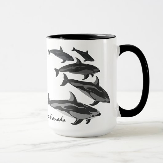 Dolphin Travel Mug personaliseer Dolphin Art Mok (Rechts)
