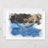 Dolphin Tricks Invitation Kaart (Voorkant)