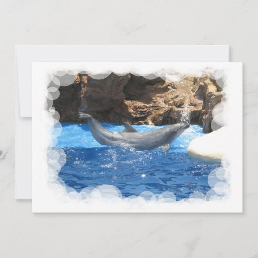 Dolphin Tricks Invitation Kaart (Voorkant)