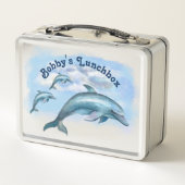 Dolphin Trio Metal Lunchbox (Achterkant)