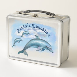 Dolphin Trio Metal Lunchbox