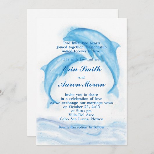 Dolphin-uitvindingen Kaart (Voorkant / Achterkant)