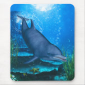 Dolphin Underwater Muismat (Voorkant)