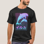 Dolphin Vaporwave Aesthetics T-shirt (Voorkant)