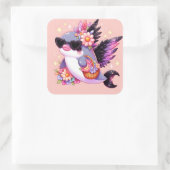 Dolphin Vierkante Sticker (Tas)