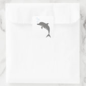 Dolphin Vierkante Sticker (Tas)