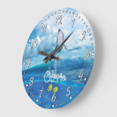Dolphin  Wall-klok Grote Klok (Hoek)