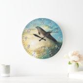 Dolphin  Wall-klok Grote Klok (Huis)