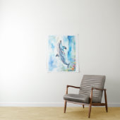 Dolphin Wandkleed (In situ)