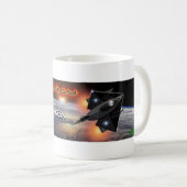 Dolphin Wars Devil Ray Coffee Cup Koffiemok (Voorkant rechts)