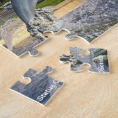 Dolphin Water Statue Colorado. Legpuzzel (Zijkant)