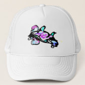 Dolphin wave fun trucker pet (Voorkant)