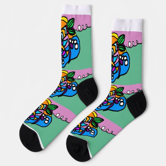 Dolphin wave sokken (Links)