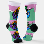 Dolphin wave sokken (Gebogen)