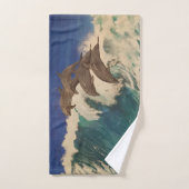 Dolphin Waves Bad Handdoek (Handdoek)