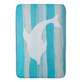 Dolphin&Waves, Gel Art Bath Mat (Voorkant Verticaal)