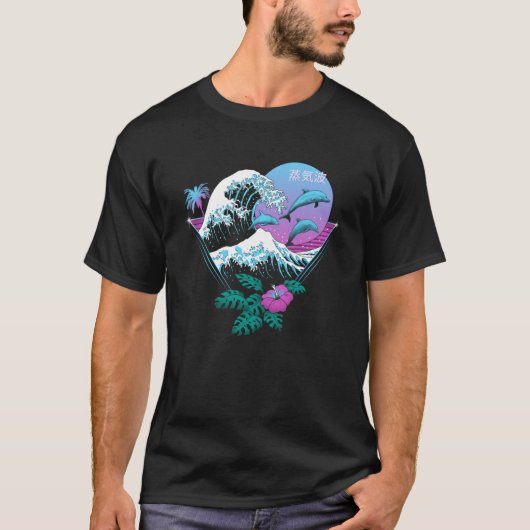 Dolphin Waves T-shirt (Voorkant)