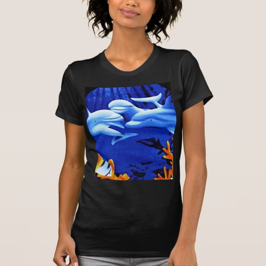 Dolphin wereld t-shirt (Voorkant)