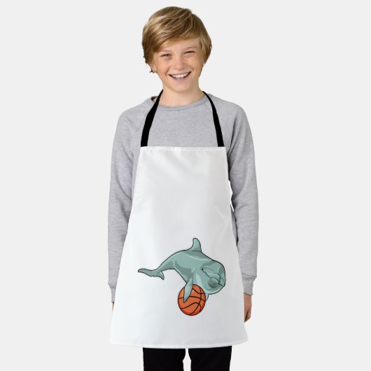 Dolphin with Basketball Schort (Gedragen)