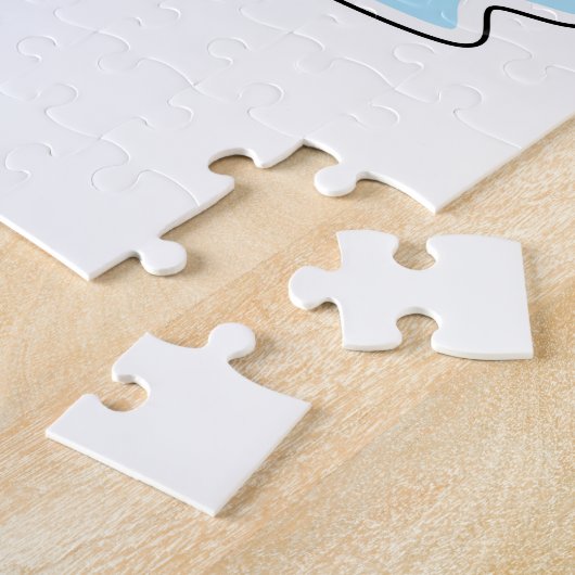 Dolphin with Water polo Legpuzzel (Zijkant)