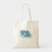 Dolphin with Water polo Tote Bag (Voorkant)