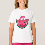 Dolphin with Watermelon T-shirt (Voorkant)