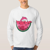 Dolphin with Watermelon T-shirt (Voorkant)