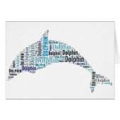 Dolphin Word Art (Voorkant Horizontaal)