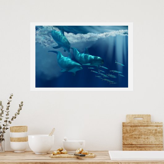 DOLPHIN WORLD PRINT (Keuken)